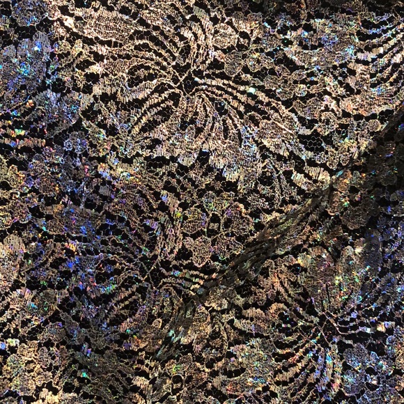 HOST PICK 1/8 💗Christopher Kane Silver Lace Skirt - Picture 3 of 5